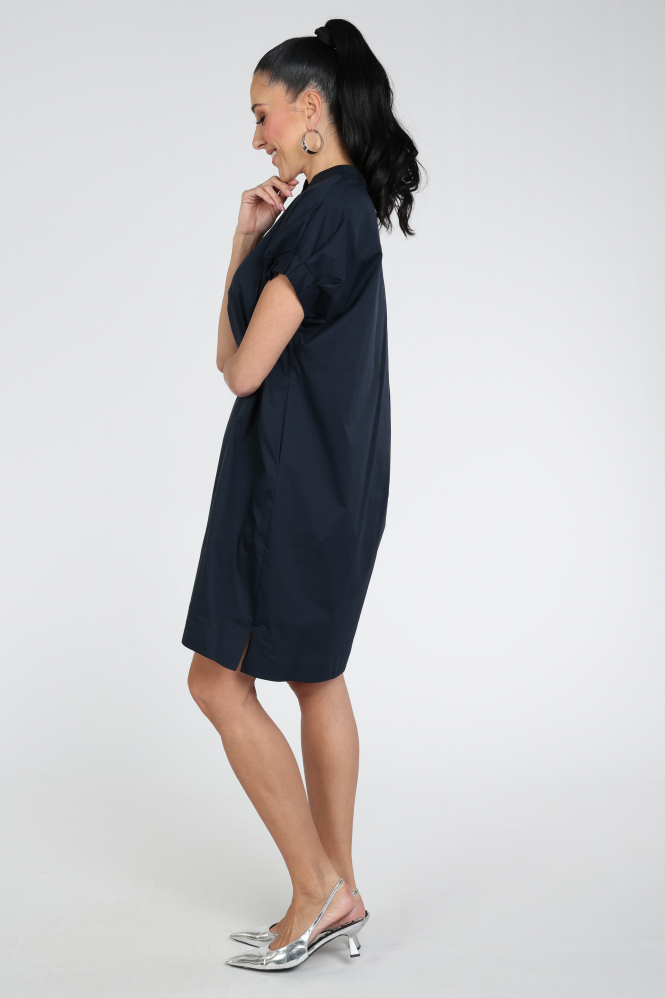 Catnoir 3504 Jurk korte mouw Blauw