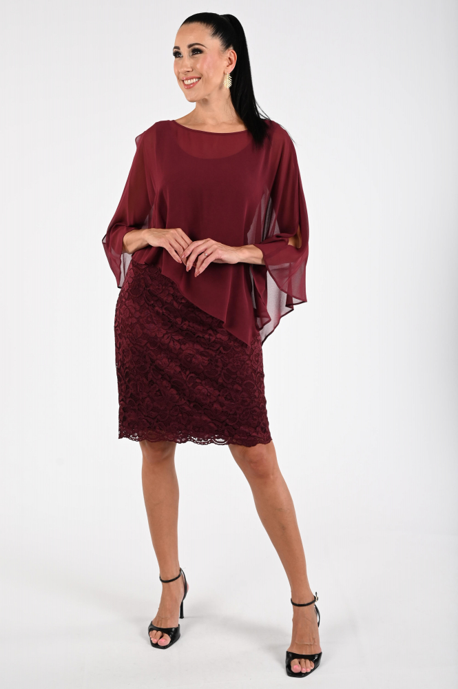 Vera Mont 02734817 Jurk korte mouw Rood