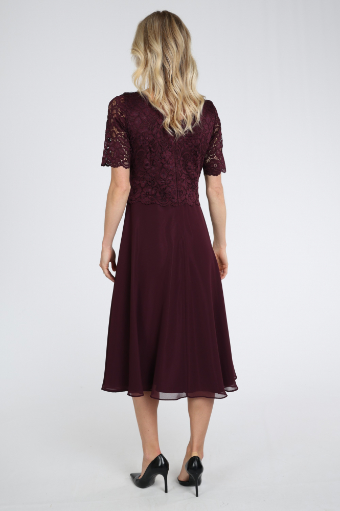Vera Mont 0113-4825 Jurk korte mouw Rood