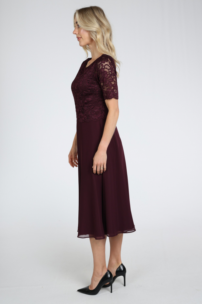 Vera Mont 0113-4825 Jurk korte mouw Rood