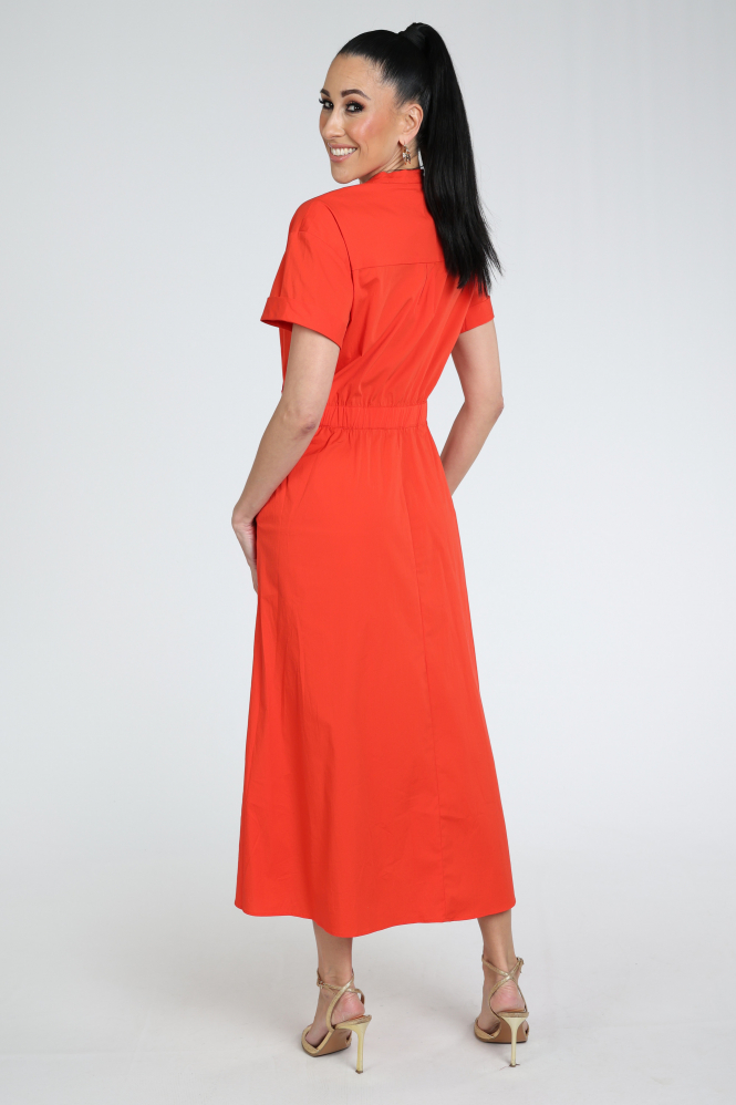 Co'couture 46112 Jurk korte mouw Rood