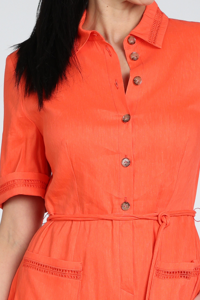 Marc Cain AC 21.41 W70 Jurk korte mouw Rood