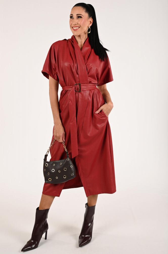 Caroline Biss 4164 Jurk korte mouw Rood