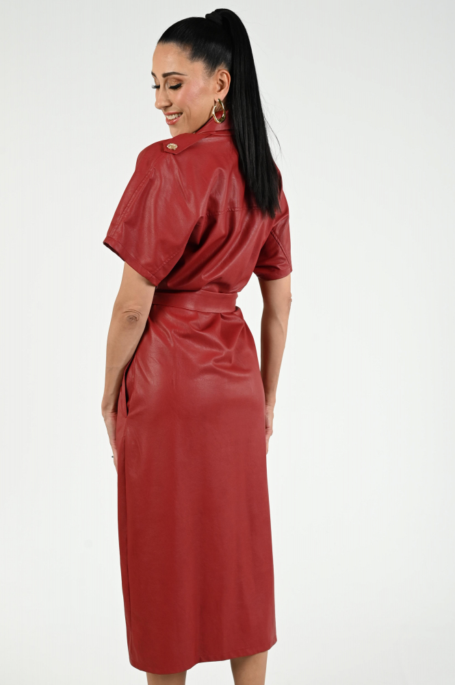 Caroline Biss 4164 Jurk korte mouw Rood