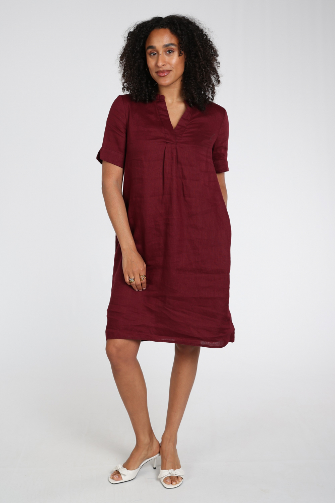 Emotions 126130 Jurk korte mouw Rood