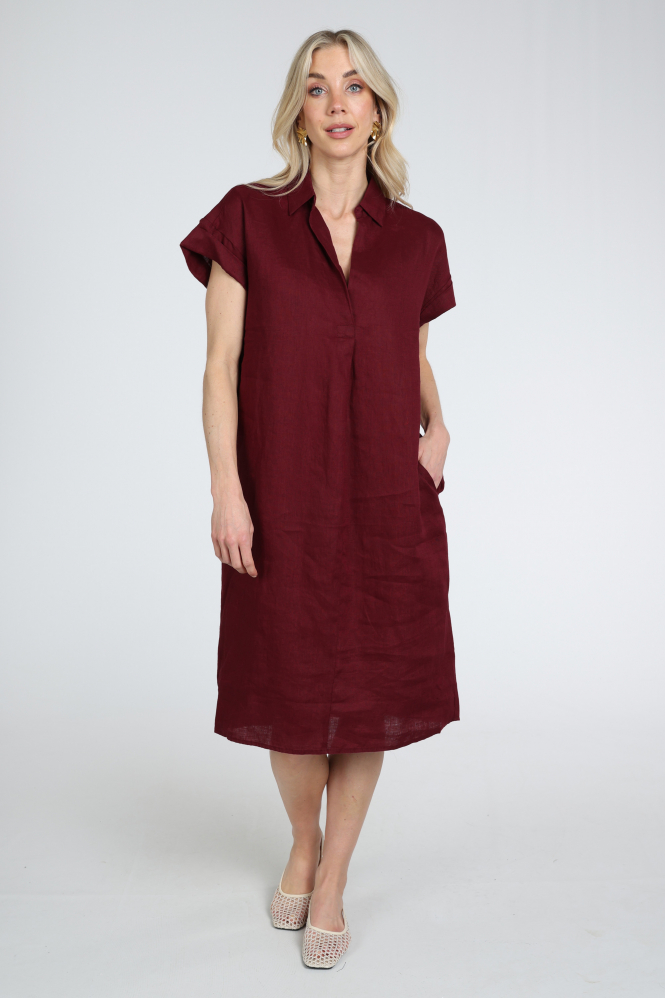 Emotions 126129 Jurk korte mouw Rood