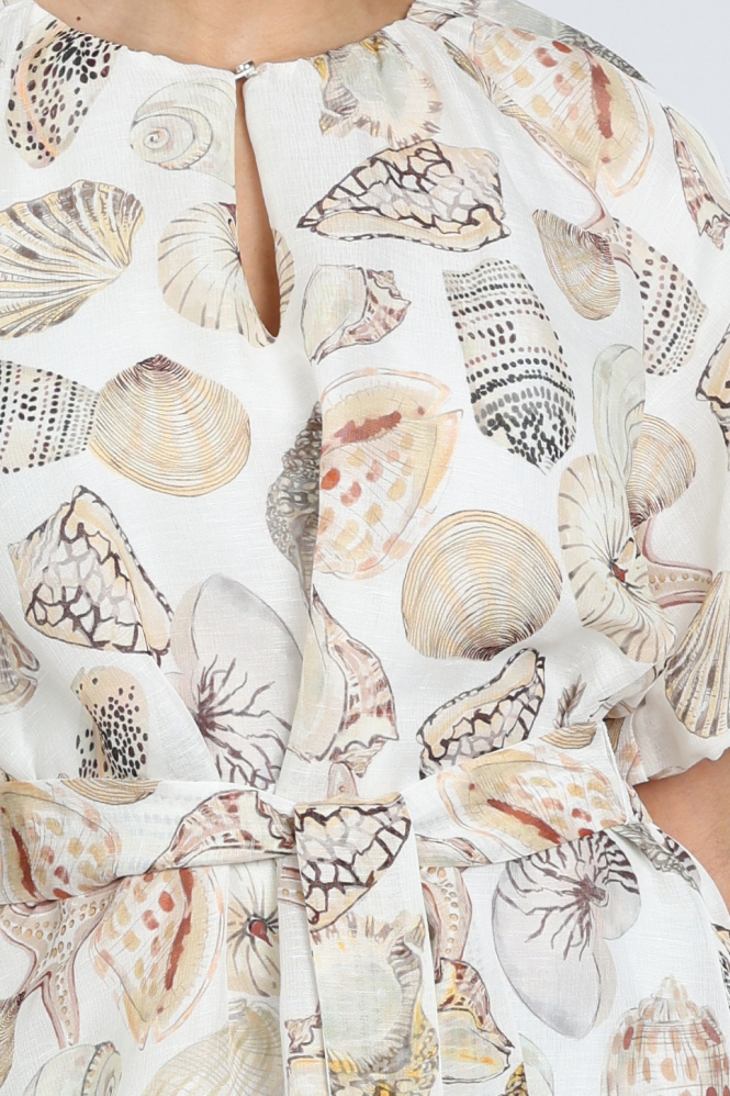 Marc Cain AC 21.48 W51 Jurk korte mouw Wit