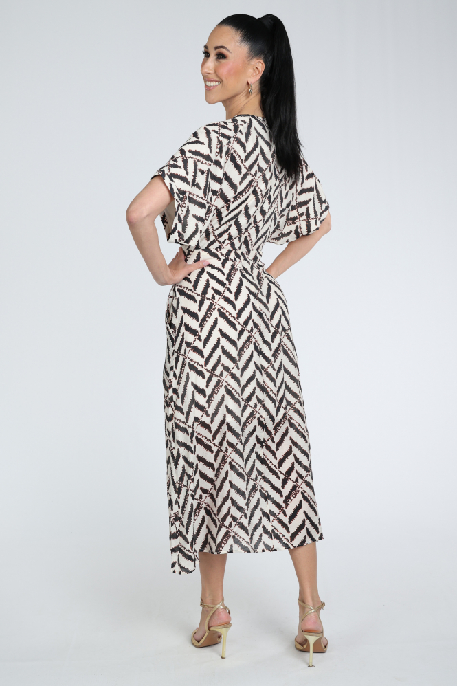 Co'couture 46079 Jurk korte mouw Beige