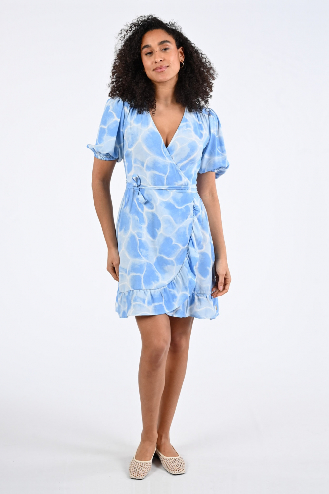 Fabienne Chapot CLTDRS52SS260227 Jurk korte mouw Blauw