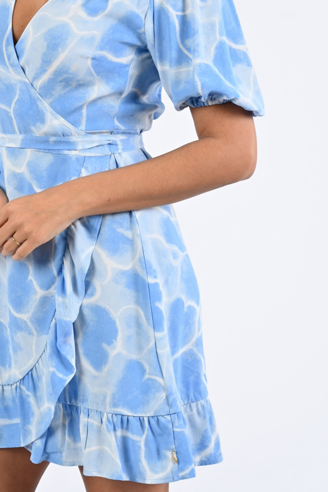 Fabienne Chapot CLTDRS52SS260227 Jurk korte mouw Blauw