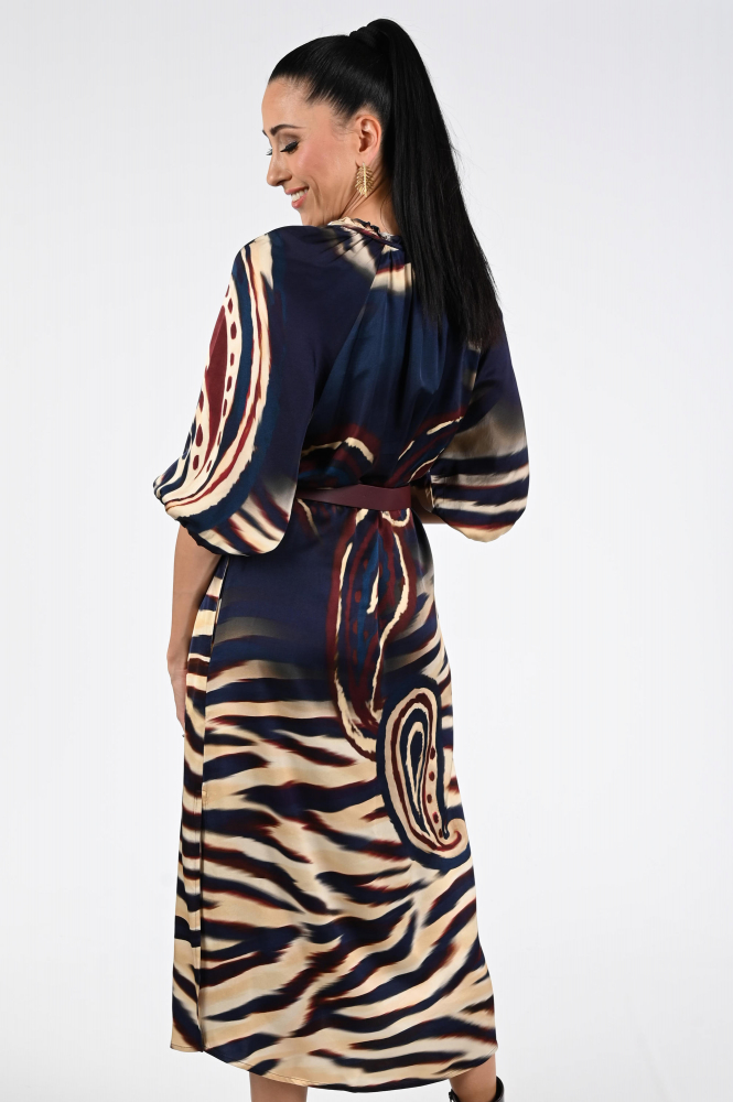 Caroline Biss 4133 Jurk korte mouw Blauw