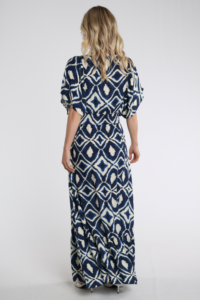 Geisha 67116-20 Jurk korte mouw Blauw
