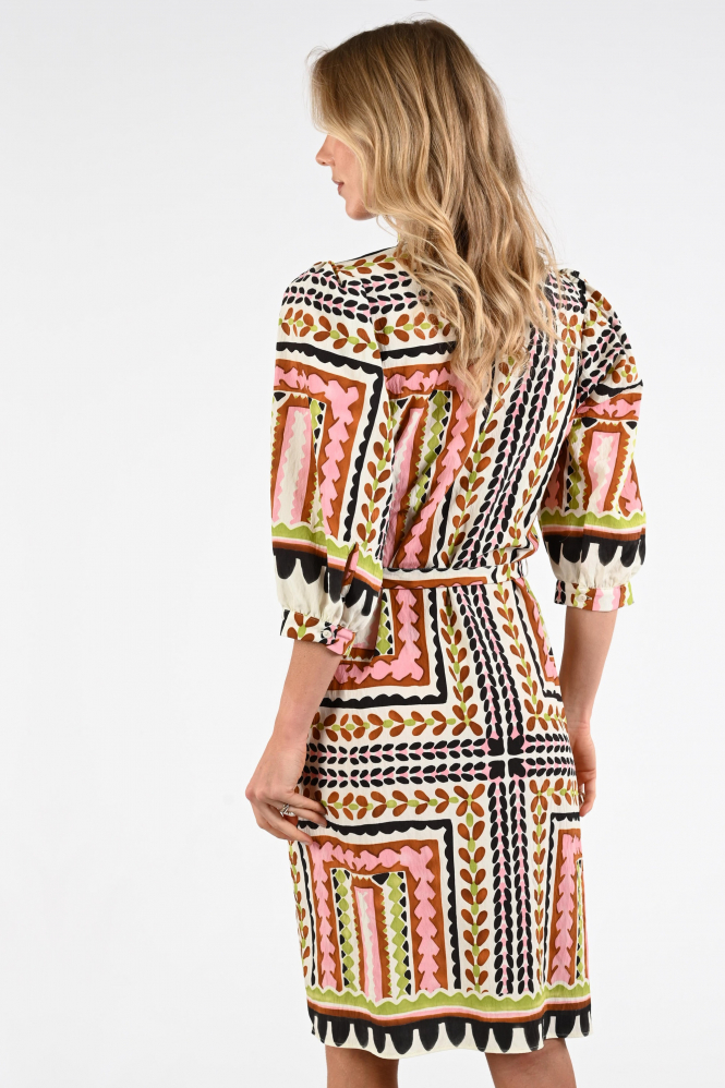 Geisha 67105-20 Jurk korte mouw Roze