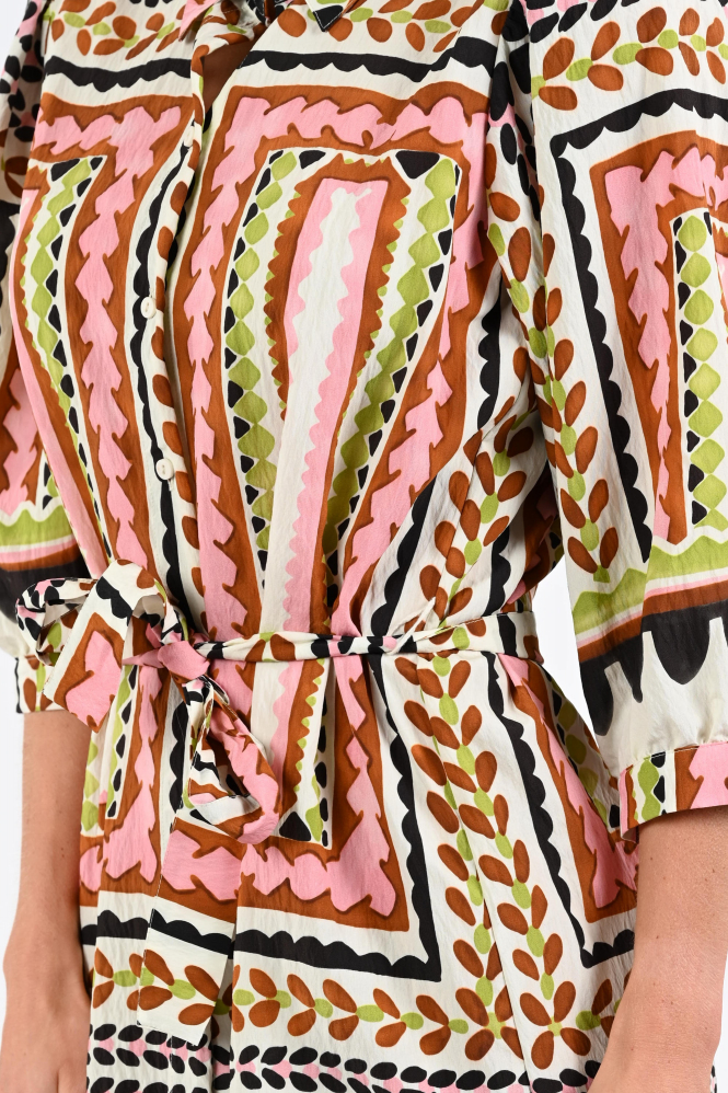 Geisha 67105-20 Jurk korte mouw Roze