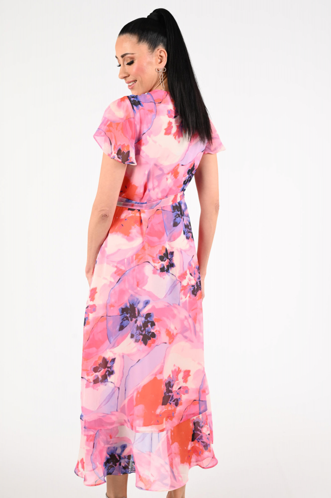 Joseph Ribkoff 261739 Jurk korte mouw Roze