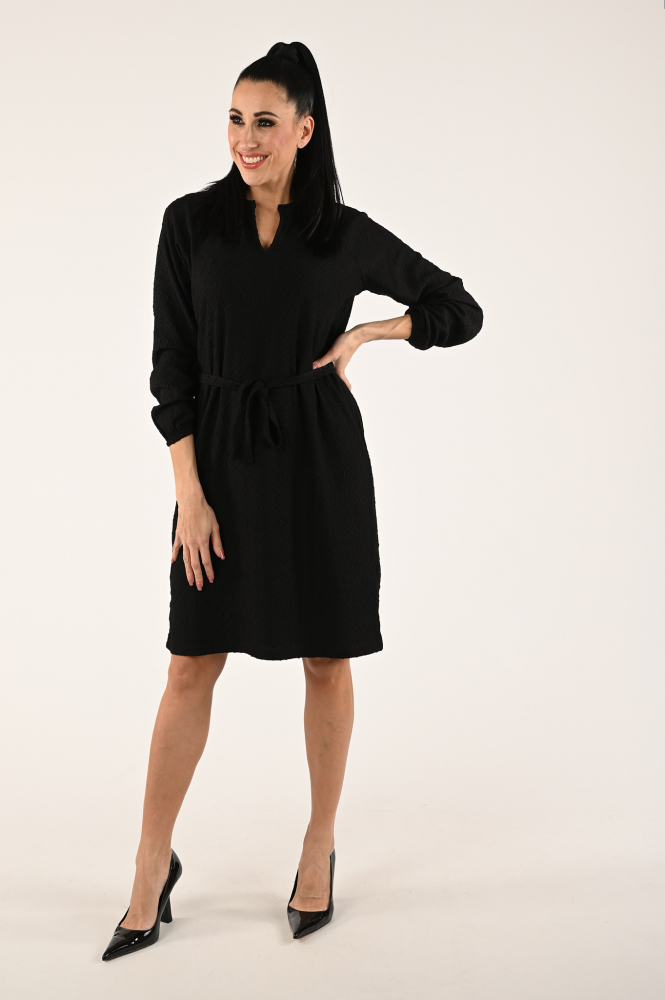 Geisha 37911-20 Jurk lange mouw Zwart