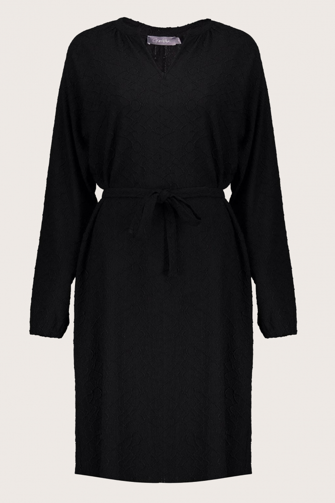 Geisha 37911-20 Jurk lange mouw Zwart