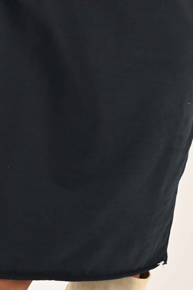 Penn & Ink W24F1511 Jurk lange mouw Zwart