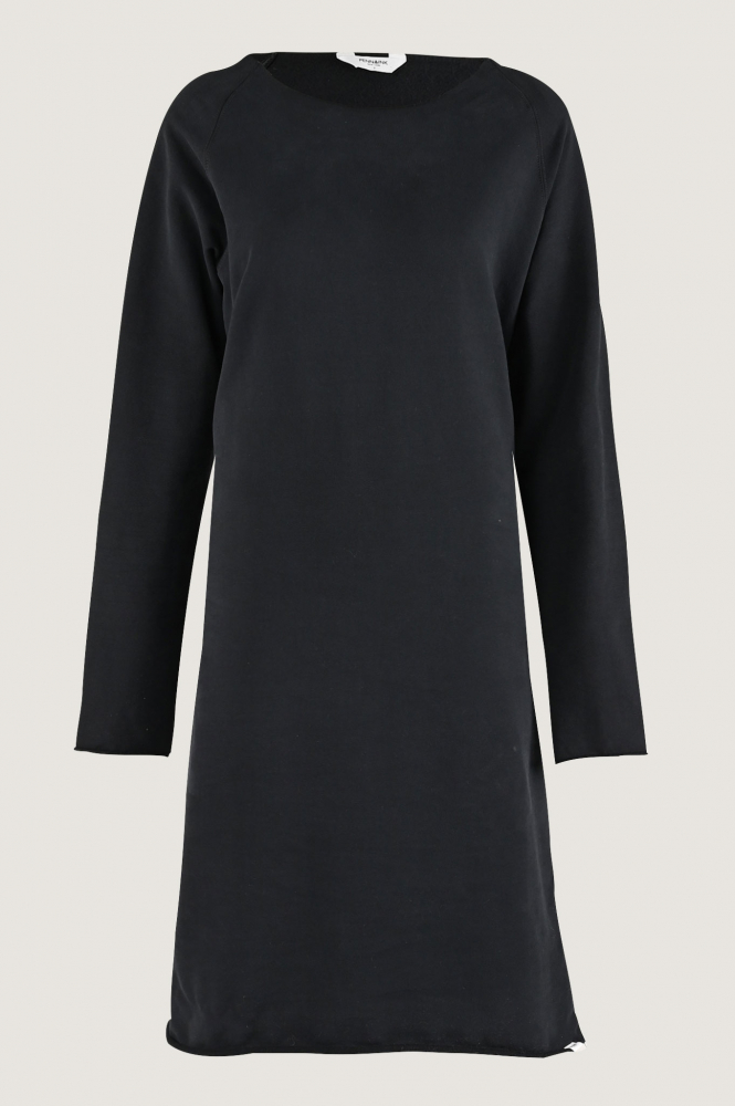 Penn & Ink W24F1511 Jurk lange mouw Zwart