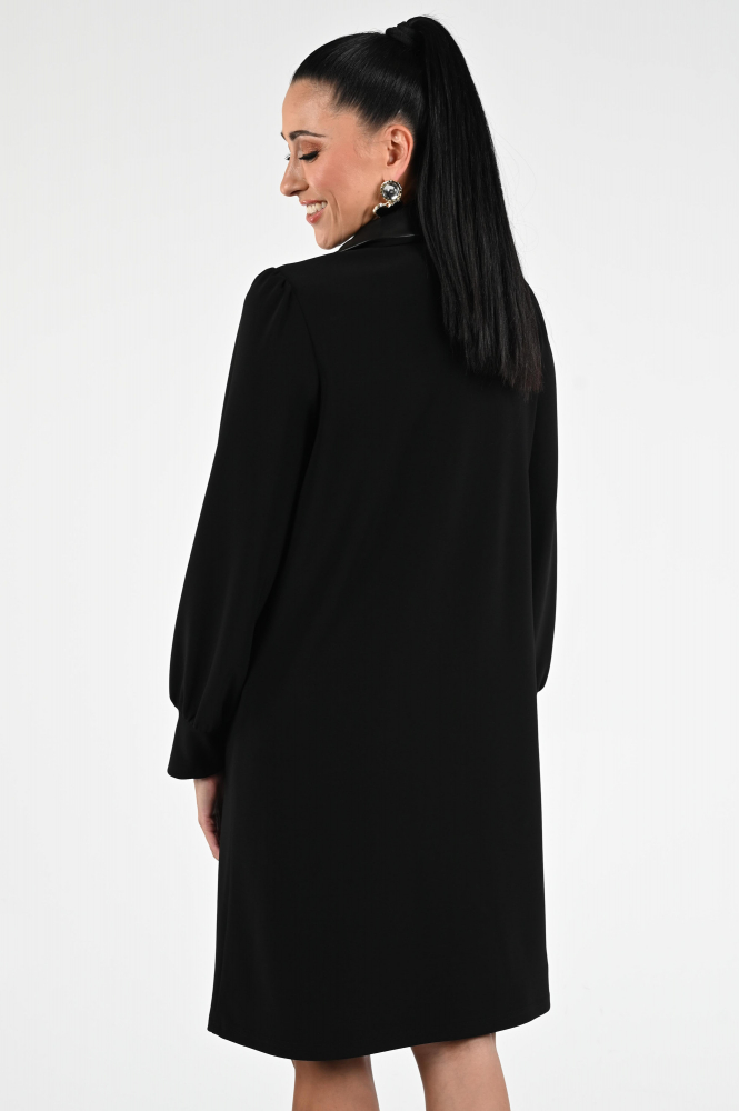 Joseph Ribkoff 253164 Jurk lange mouw Zwart