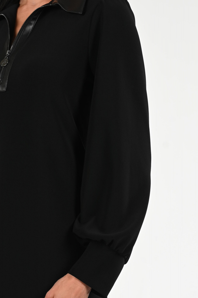 Joseph Ribkoff 253164 Jurk lange mouw Zwart