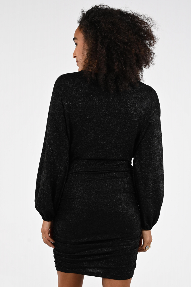 Co'couture 36559 Jurk lange mouw Zwart