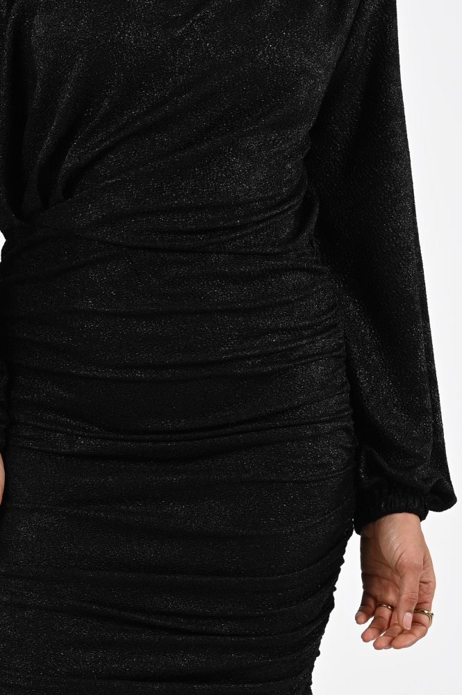 Co'couture 36559 Jurk lange mouw Zwart