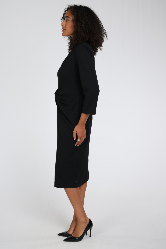 Joseph Ribkoff 263150 Jurk lange mouw Zwart