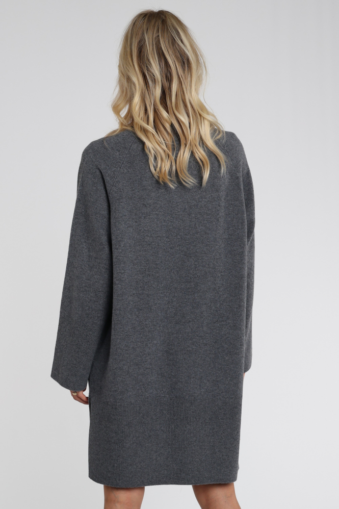 Knit-Ted Libbey 262p013 Jurk lange mouw Grijs
