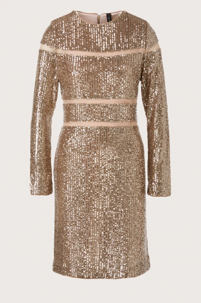 Marc Cain XG 21.13 W14 Jurk lange mouw Beige