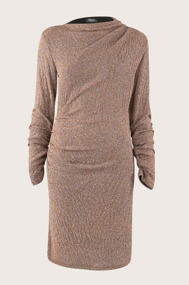 Liu Jo cf3206 Jurk lange mouw Bruin