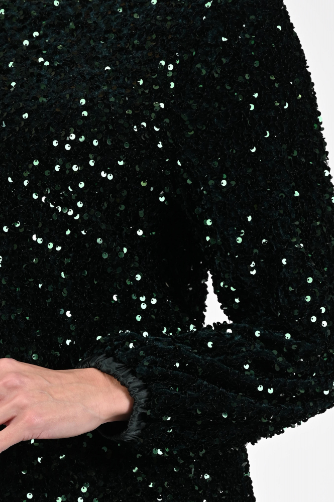 Summum 5s1633-11936 Jurk lange mouw Groen