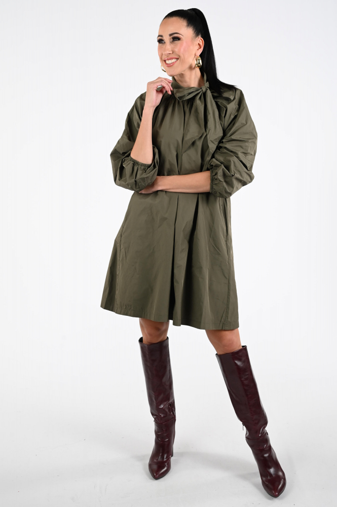 Summum 5s1630-12259 Jurk lange mouw Groen