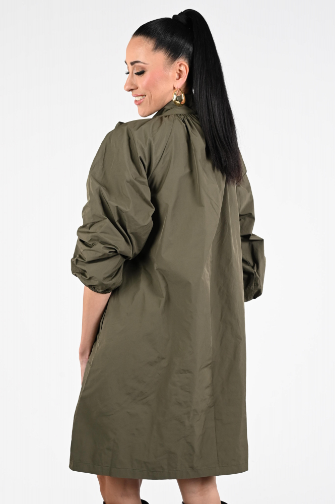 Summum 5s1630-12259 Jurk lange mouw Groen