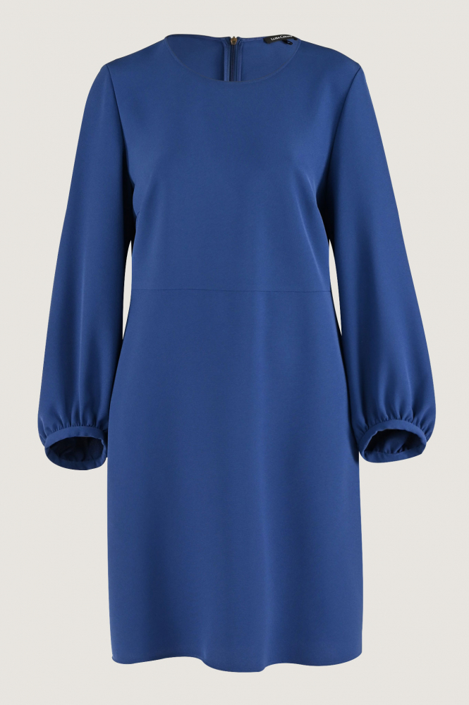 Luisa Cerano 708523-3417 Jurk lange mouw Blauw