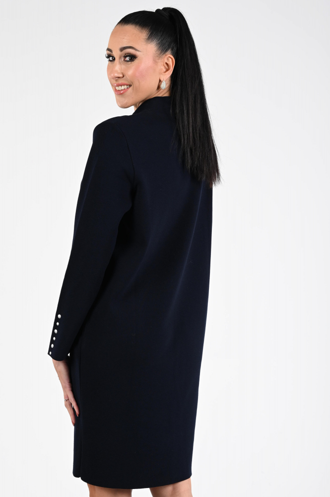 FABER 44601 Jurk lange mouw Blauw