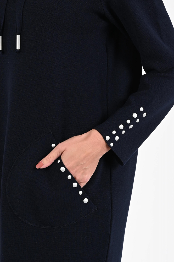 FABER 44601 Jurk lange mouw Blauw