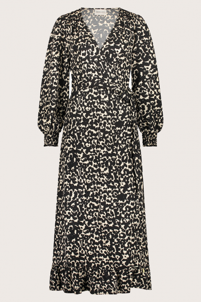 Fabienne Chapot CLT-115-DRS-AW23 Jurk lange mouw Zwart