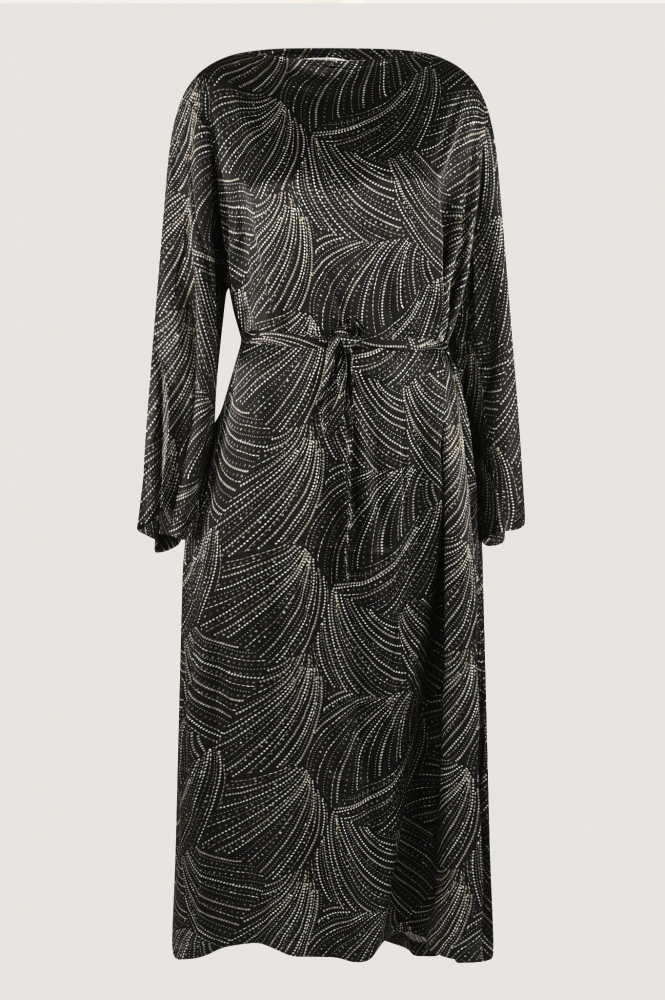 Summum 5s1523-11921 Jurk lange mouw Zwart