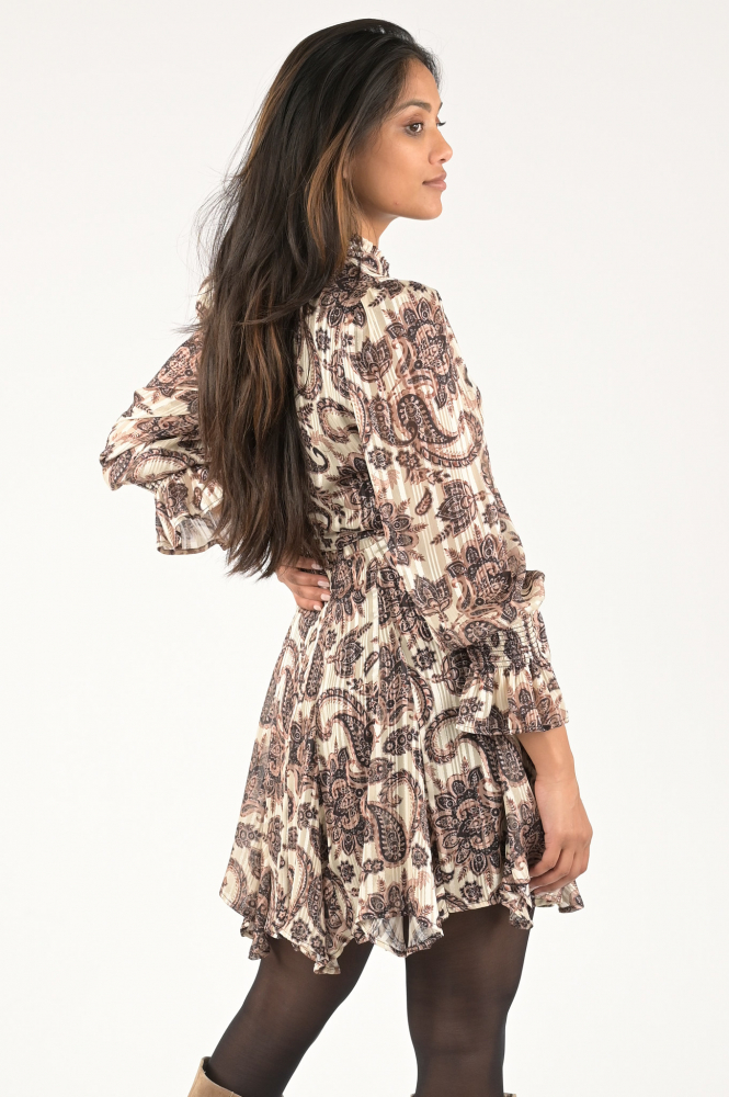 Liu Jo mf3375 Jurk lange mouw Bruin