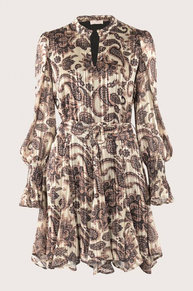 Liu Jo mf3375 Jurk lange mouw Bruin