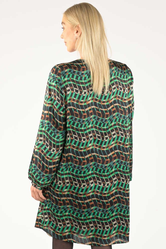 Joseph Ribkoff 233272 Jurk lange mouw Groen
