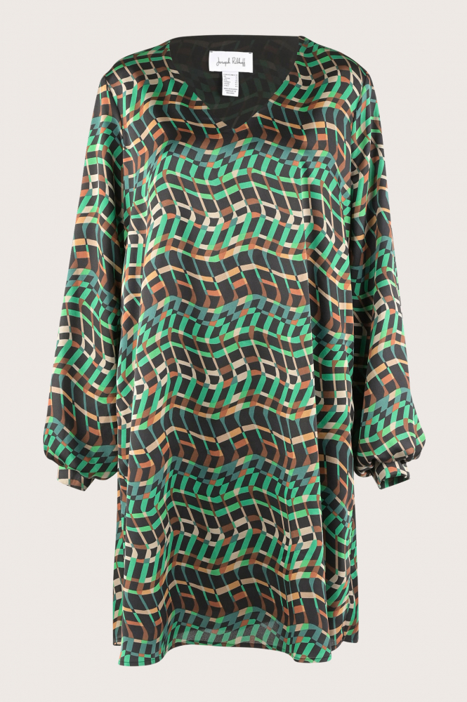 Joseph Ribkoff 233272 Jurk lange mouw Groen