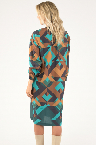 Geisha 37618-20 Blauw