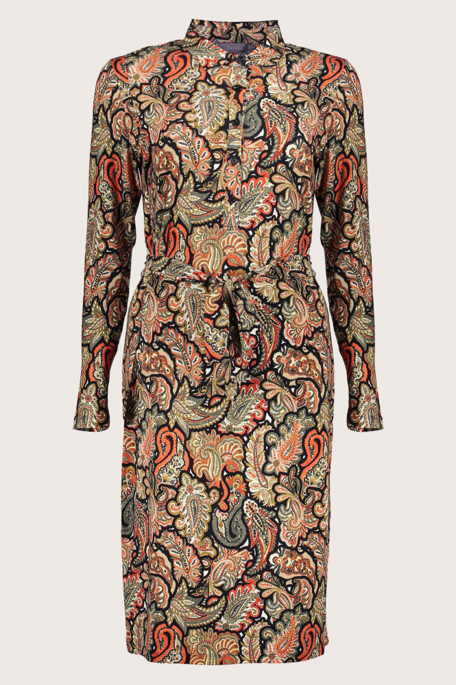 Geisha 37850-60 Jurk lange mouw Rood