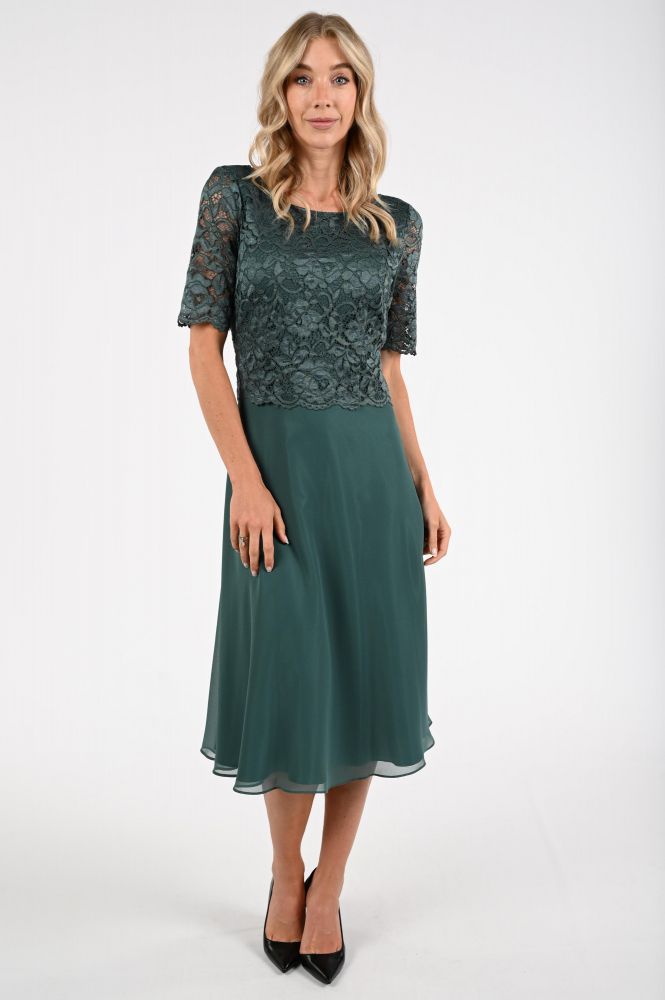 Vera Mont 0113/4825 Cocktail jurk Groen