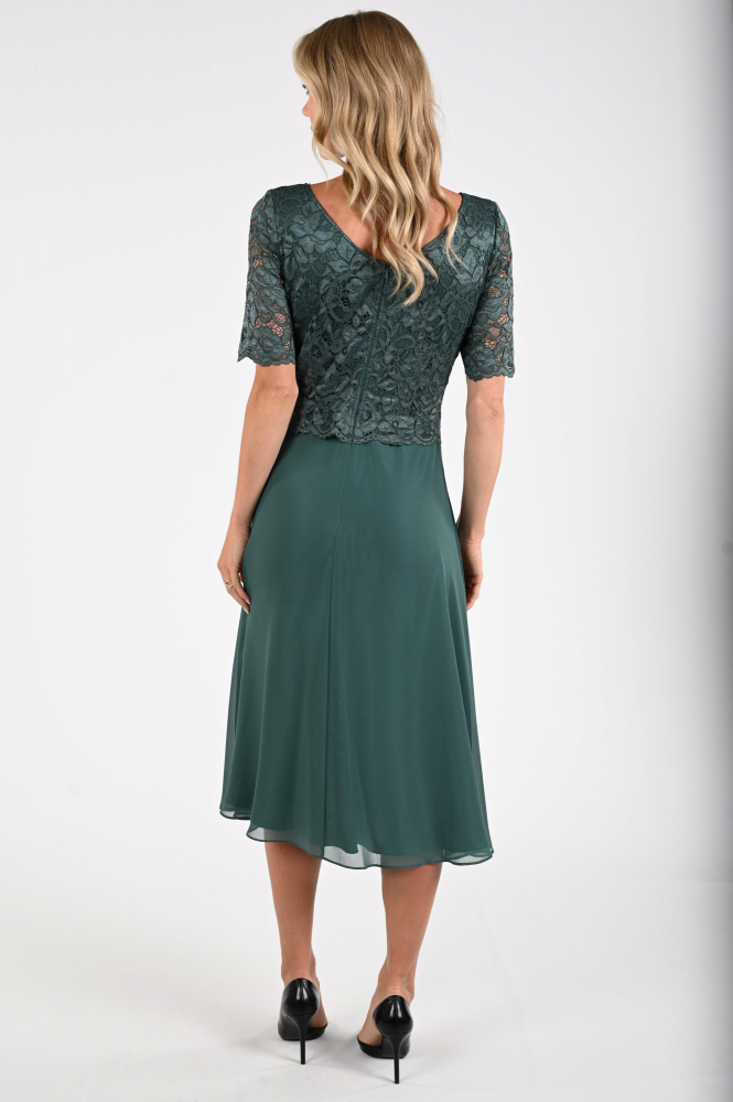 Vera Mont 0113/4825 Cocktail jurk Groen