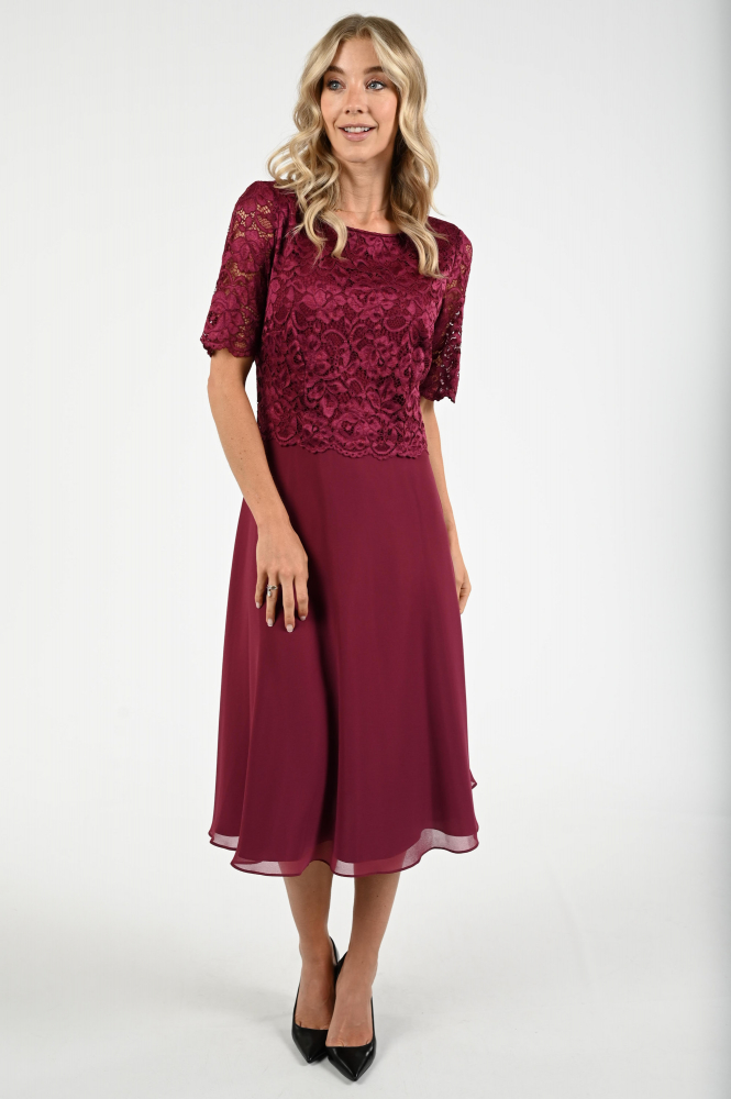 Vera Mont 0113/4825 Cocktail jurk Rood