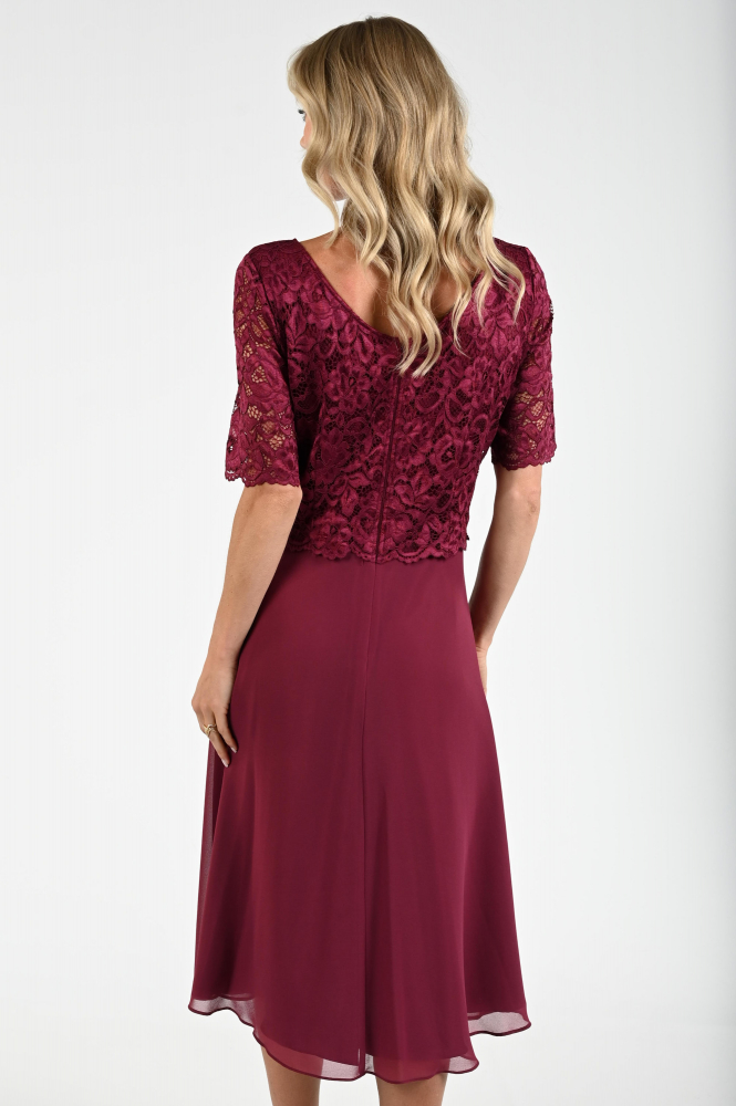 Vera Mont 0113/4825 Cocktail jurk Paars