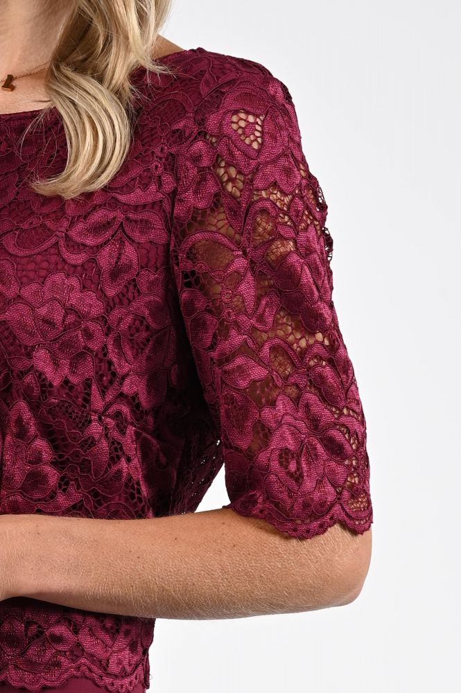 Vera Mont 0113/4825 Cocktail jurk Rood